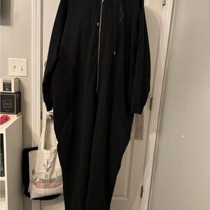 Nike Black Full-Zip Jumpsuit